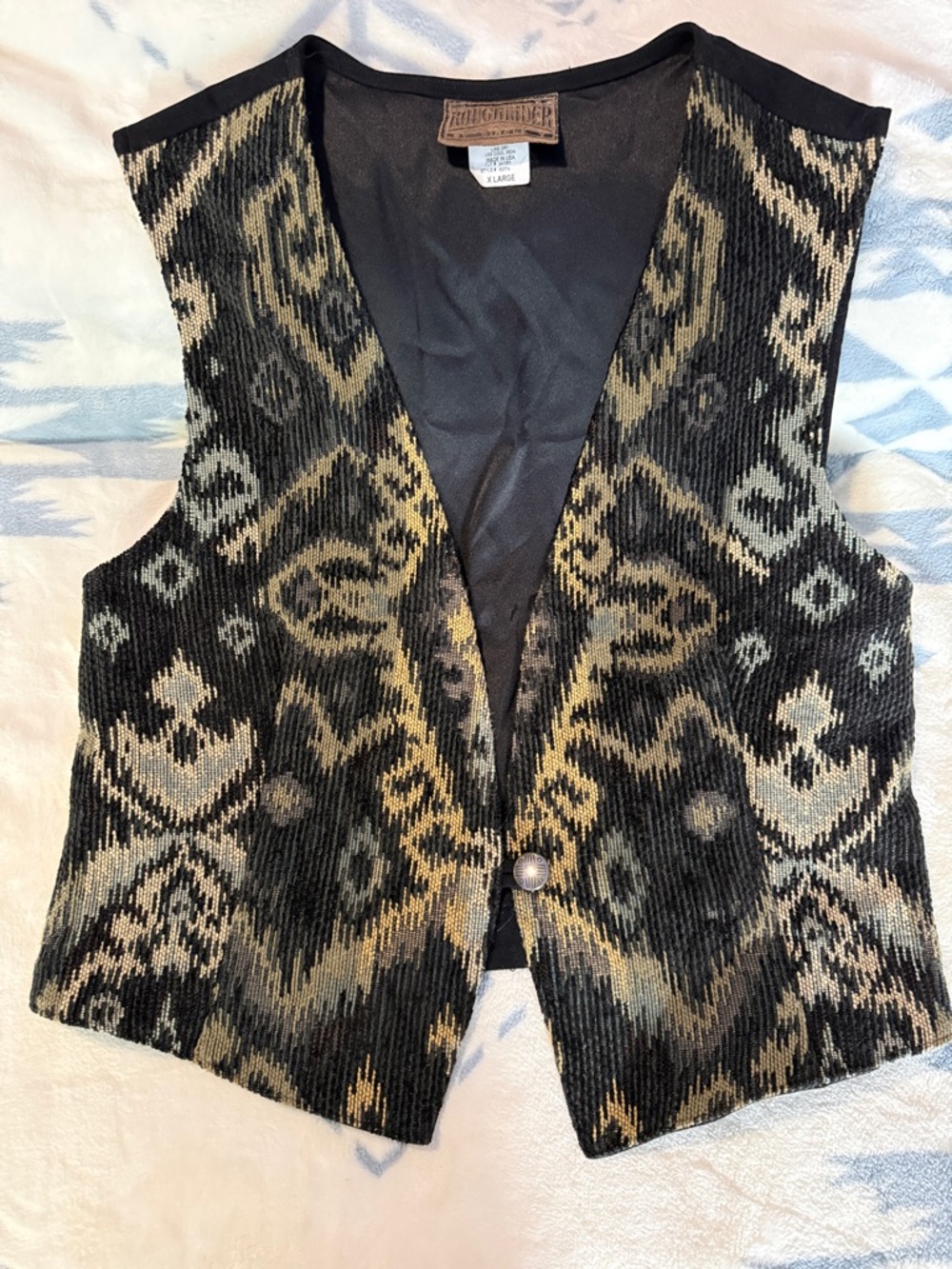 Roughrider Vintage western Patterned Women's Vest